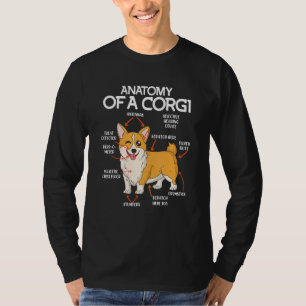 Dog Anatomy Welsh Corgi Dog Anatomy T-Shirt