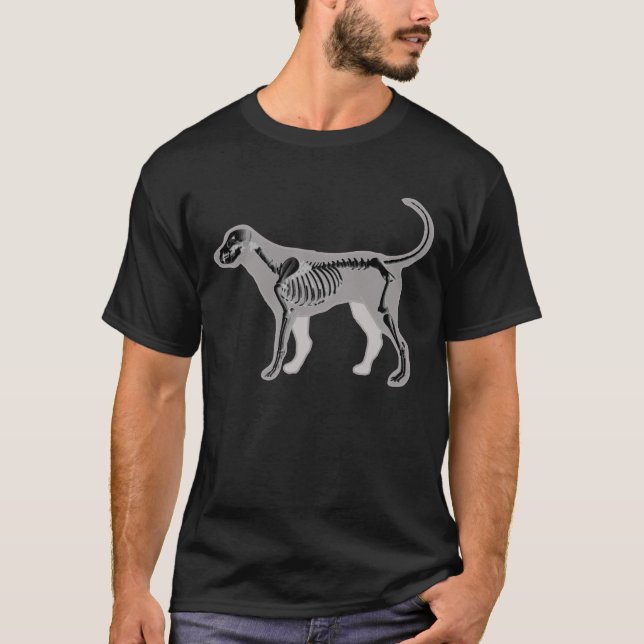DOG ANATOMY X-RAY VET T-Shirt (Front)