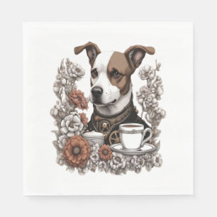 dog anc coffee napkins
