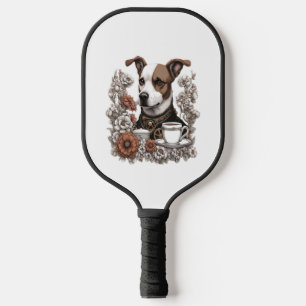 dog anc coffee pickleball paddle