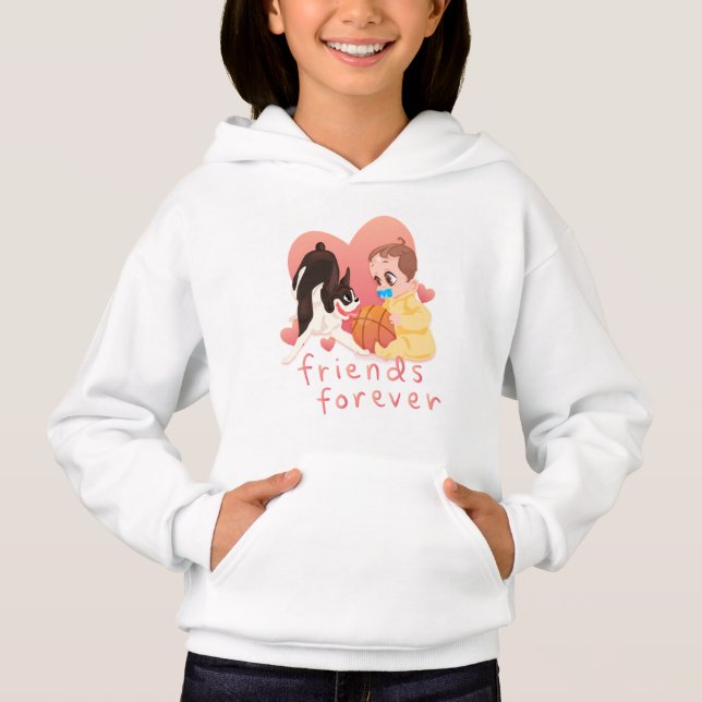 Dog and Baby Best Friend Hoodie (Front)