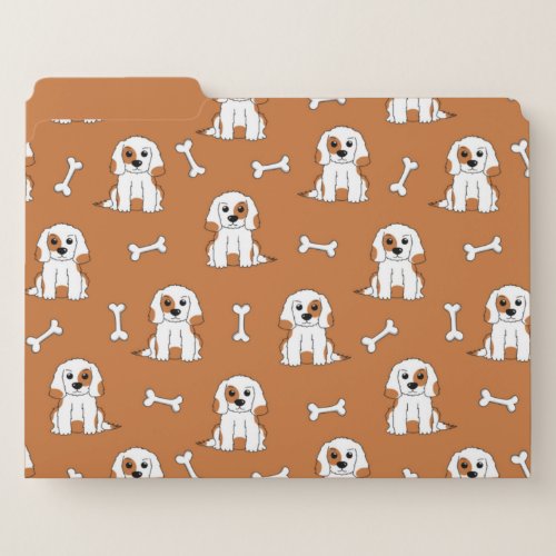 Dog and bone file folder