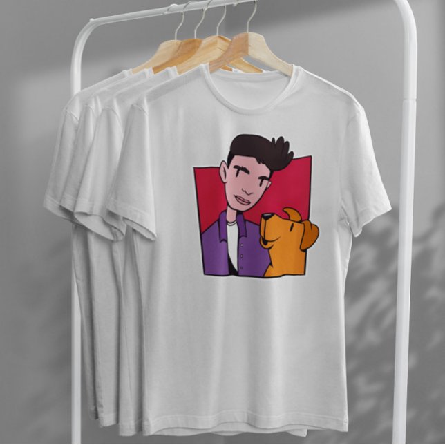 Dog And Boy T-Shirt (Creator Uploaded)
