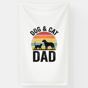 Dog and Cat Dad Vintage Pet Lover Shirt Design_1 Banner