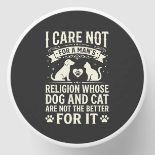 Dog and Cat Religion Quote Mini Candle Favors