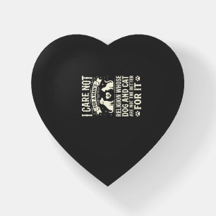 Dog and Cat Religion Quote Paperweight