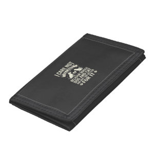 Dog and Cat Religion Quote Tri-fold Wallet