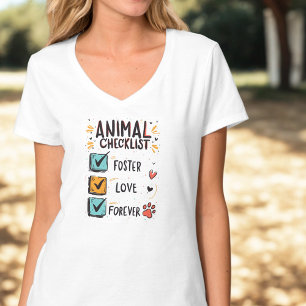 Dog and Cat Rescue Love T Shirt for animal lovers