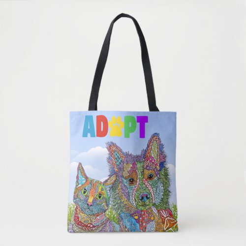  Dog and Cat Shelter Adoption Tote