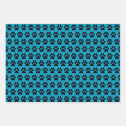Dog and Cat Wrapping Paper Sheet Set | Zazzle