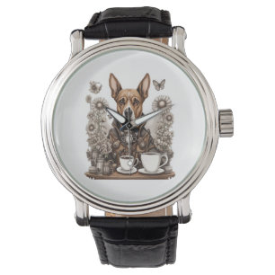 dog and coffee mug watch