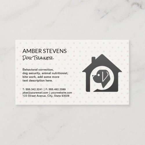 Dog and Doggie House Business Card