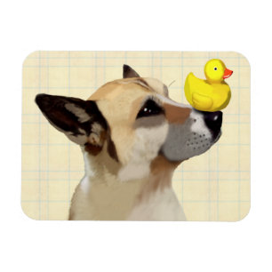 Dog and Duck Magnet
