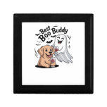 Dog and ghost drinking wine. Classic T-Shirt Gift Box
