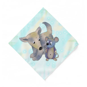 dog and mouse bandana