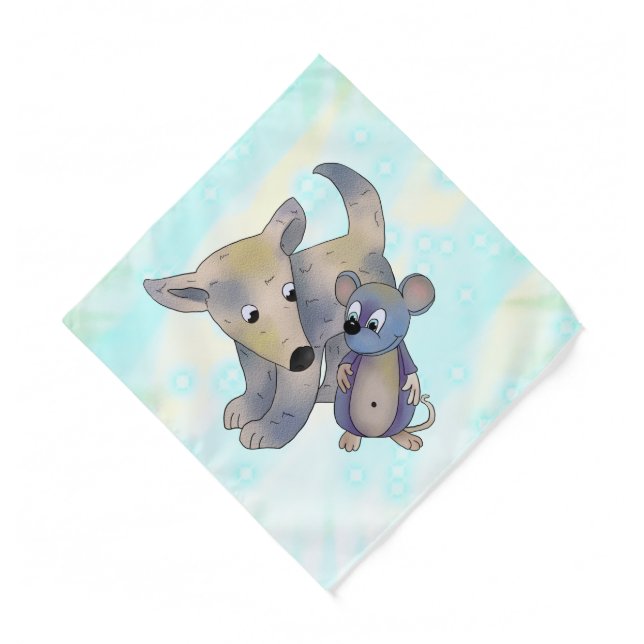 dog and mouse bandana (Front)