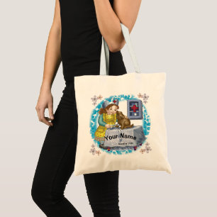 Dog and Nurse  tote bag