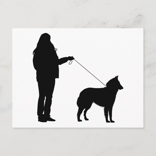 Dog and Owner Postcard (Front)