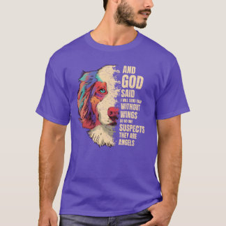 Dog Angel friend retro T-Shirt