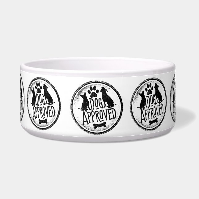 Dog Approved Bowl (Front)
