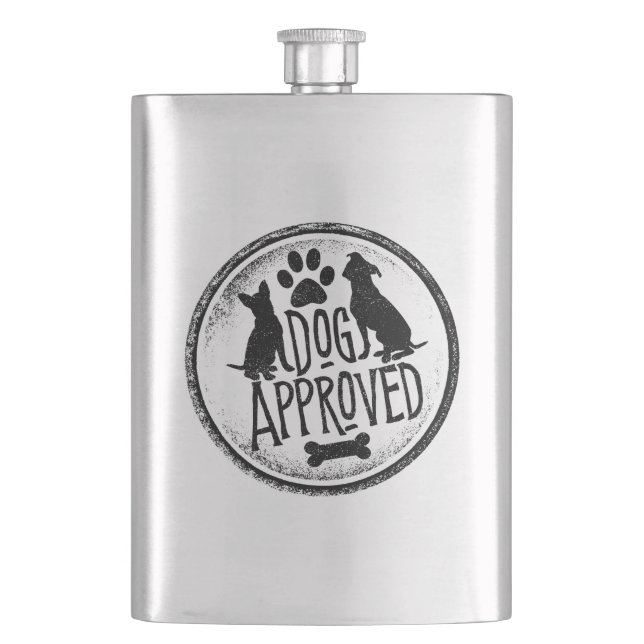 Dog Approved Flask (Front)
