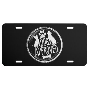 Dog Approved License Plate
