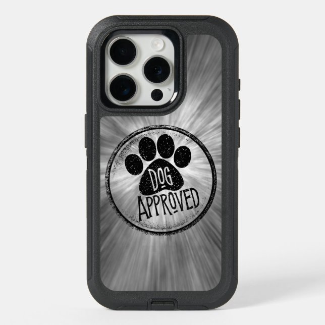 Dog Approved OtterBox iPhone Case (Back)