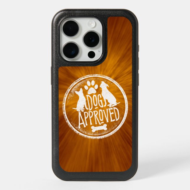 Dog Approved OtterBox iPhone Case (Back)