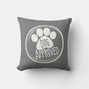 Dog Approved Throw Pillow