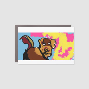 Dog are fun car magnet