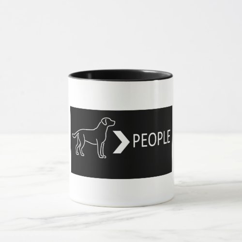 Dog are Greater than People Mug