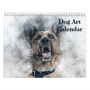 Dog Art 2027 Calendar
