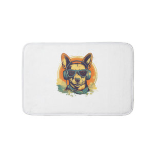 Dog Art s That Capture the Canine Essence   Bath Mat