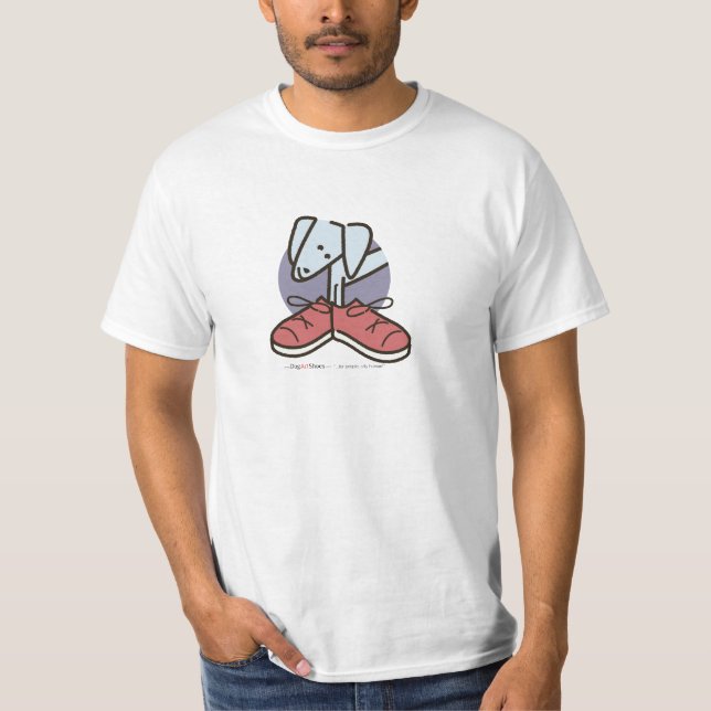 Dog Art Shoes T-Shirt (Front)