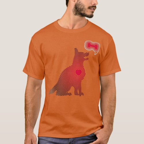 Dog artwork 3 T_Shirt