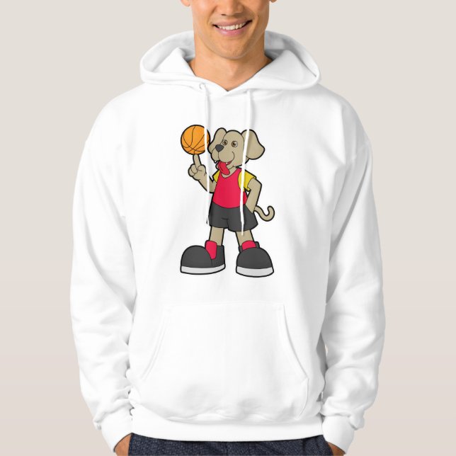Dog as Basketball player with Basketball Hoodie (Front)