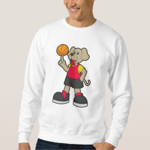 Dog as Basketball player with Basketball Sweatshirt