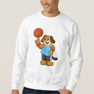 Dog as Basketball player with Basketball Sweatshirt