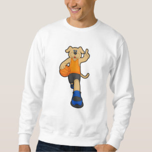 Dog as Basketball player with Basketball Sweatshirt