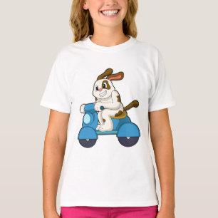 Dog as Biker with Scooter.PNG T-Shirt