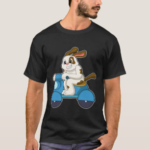 Dog as Biker with Scooter.PNG T-Shirt