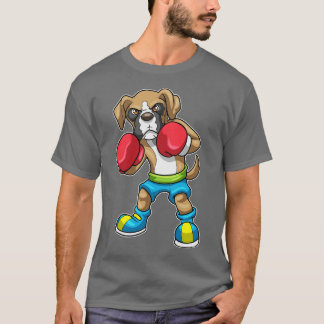 Dog as Boxer with Boxing gloves 1 T-Shirt