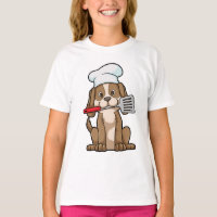 Dog as Cook with Chef's hat & Spatula