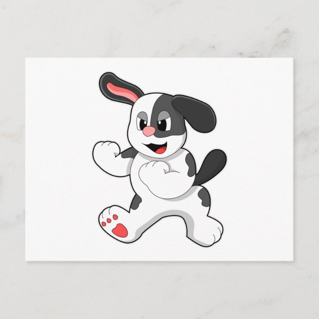 Dog as Fighter Postcard (Front)