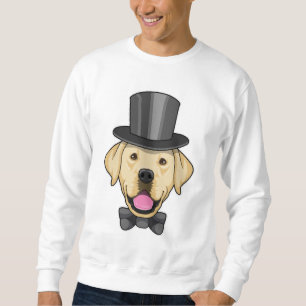 Dog as Groom with Bow Sweatshirt