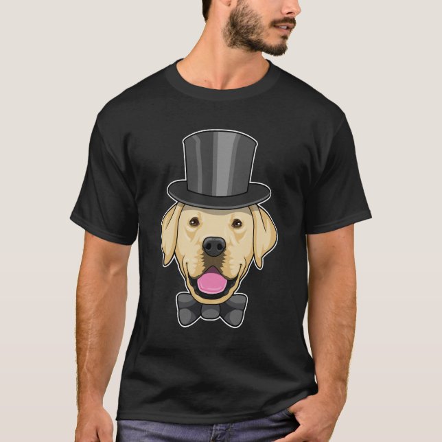 Dog as Groom with Bow T-Shirt (Front)