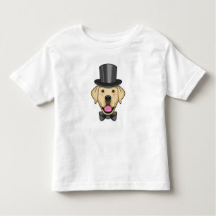 Dog as Groom with Bow Toddler T-shirt
