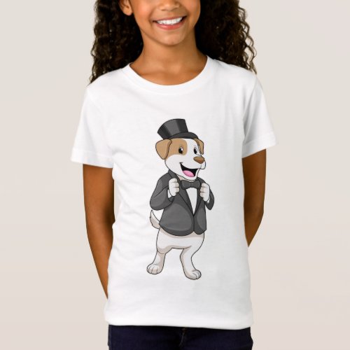 Dog as Groom with Ribbon T_Shirt