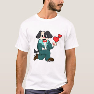 Dog as Groom with Suit & Tie T-Shirt