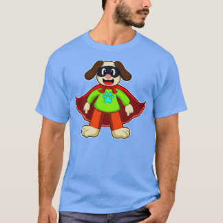 Dog as Hero with Mask T-Shirt